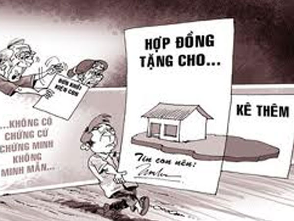 Hợp đồng tặng cho tài sản